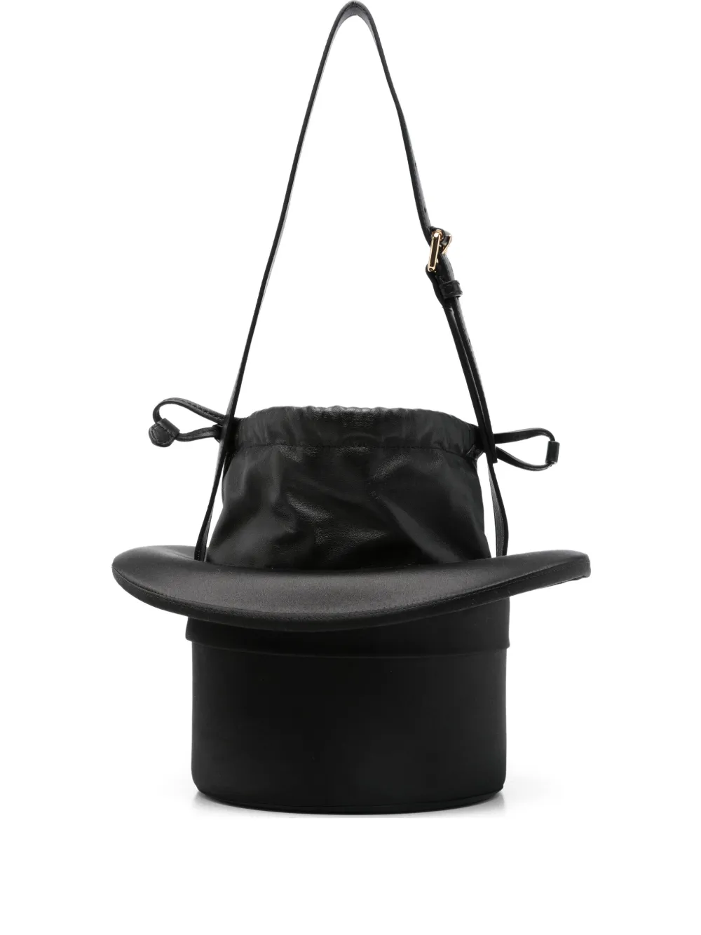 

Мини-сумка через плечо в форме шляпы Moschino, черный