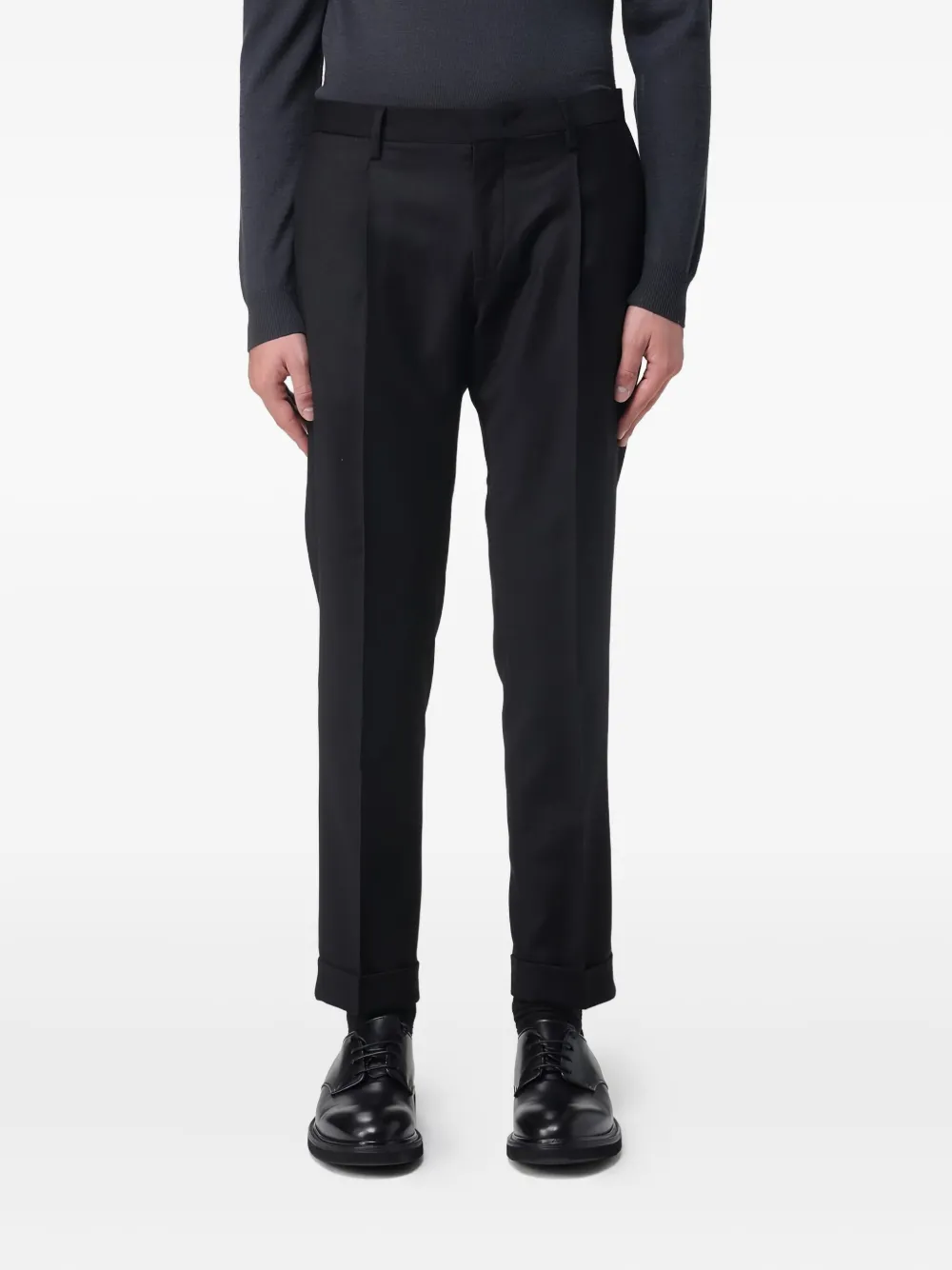 

Плиссированные брюки Briglia 1949, черный