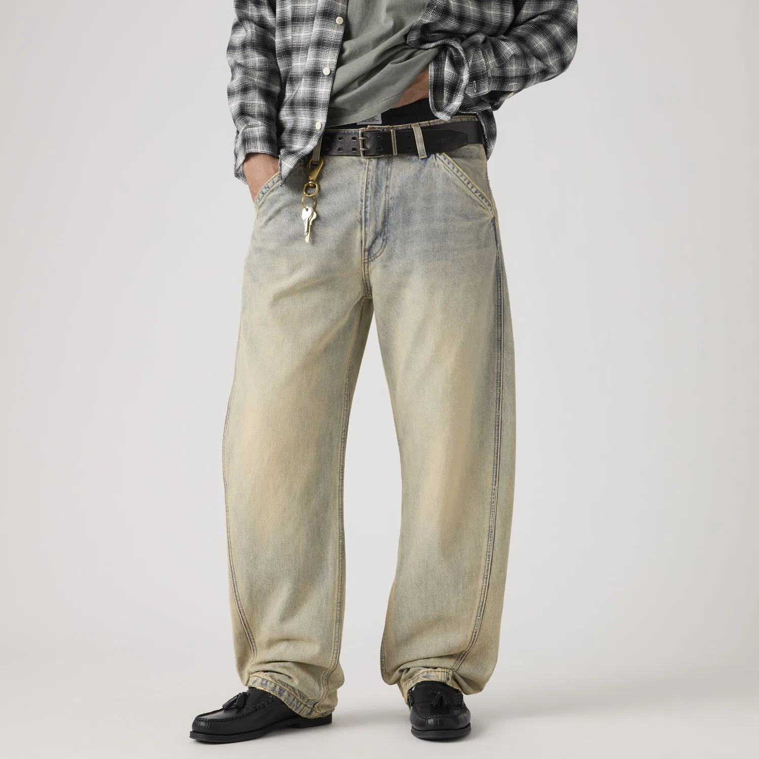 Мужские джинсы Baggy Barrel Levi's, Medium Wash — фото 2