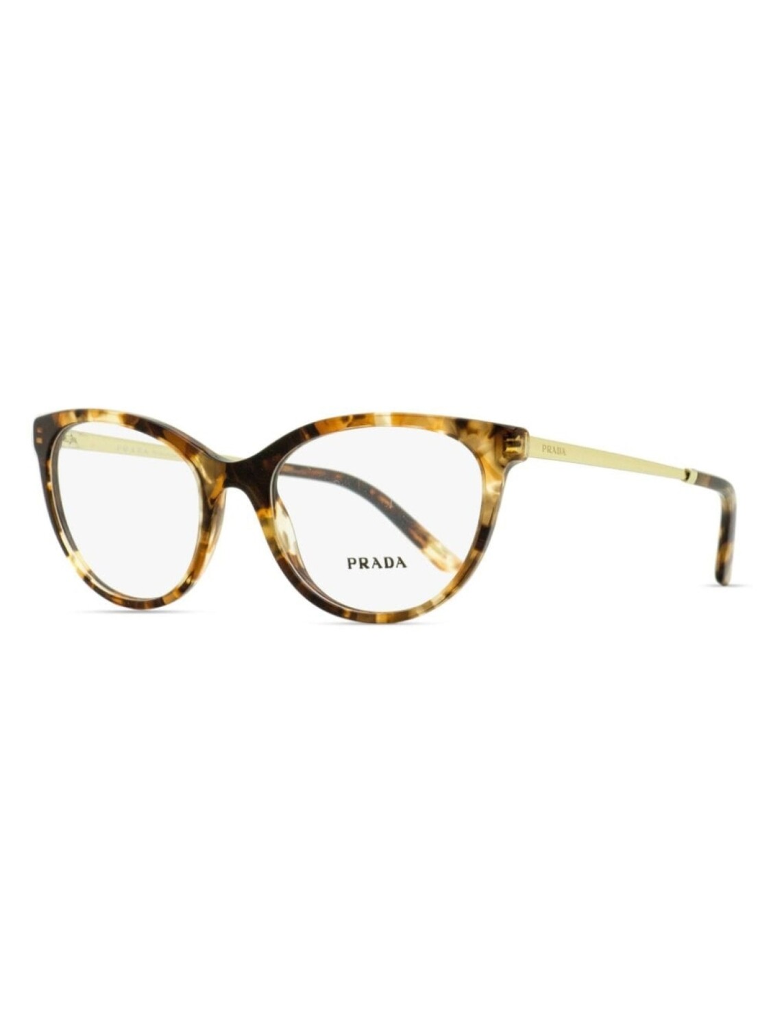 

Prada Eyewear очки 17W в оправе 'кошачий глаз', коричневый
