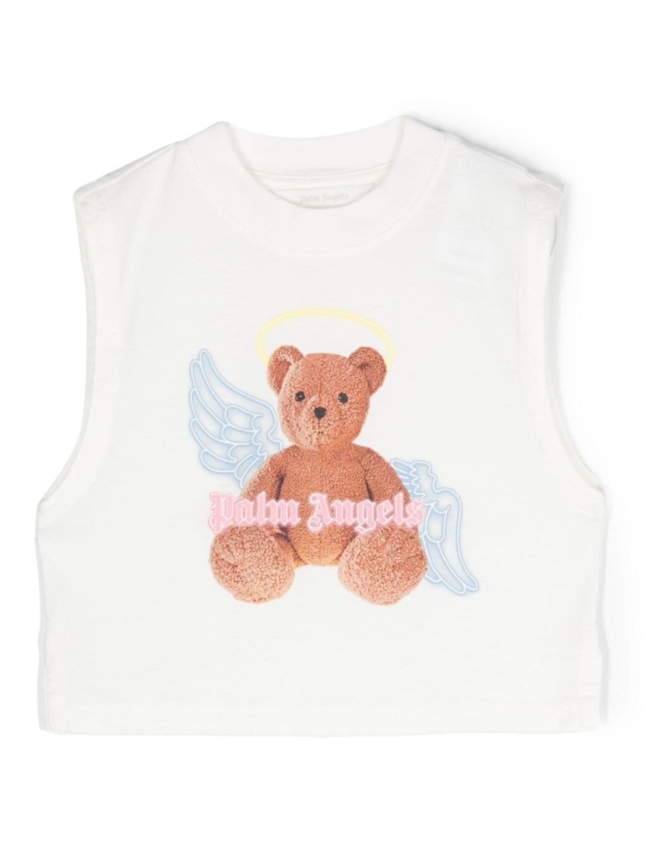 

Palm Angels Kids топ Bear Angel, белый