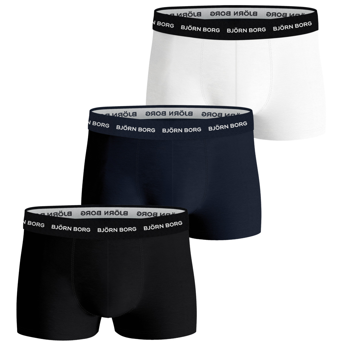 

Боксеры Björn Borg Boxershorts Cotton Stretch Trunk 3 шт, разноцветный