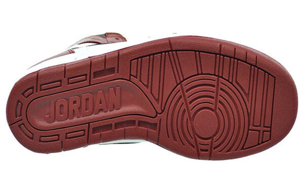 Кроссовки 1 высокие Air Jordan, красный — фото 3