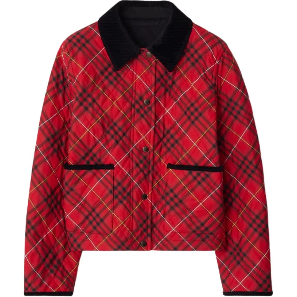 Стеганая куртка Burberry, красный