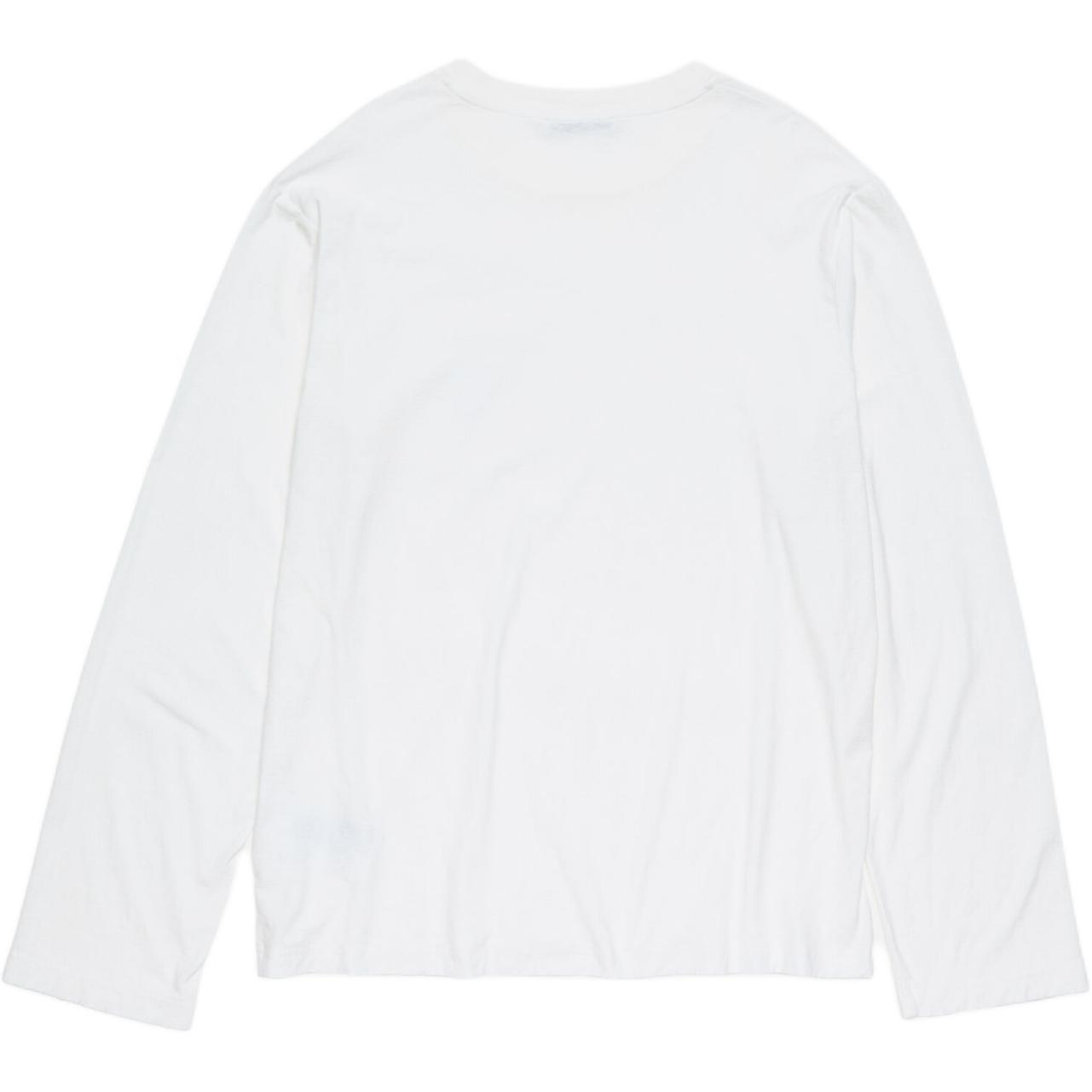 SS26 Футболка Avec Logo, свободный крой, унисекс Acne Studios, белый — фото 3
