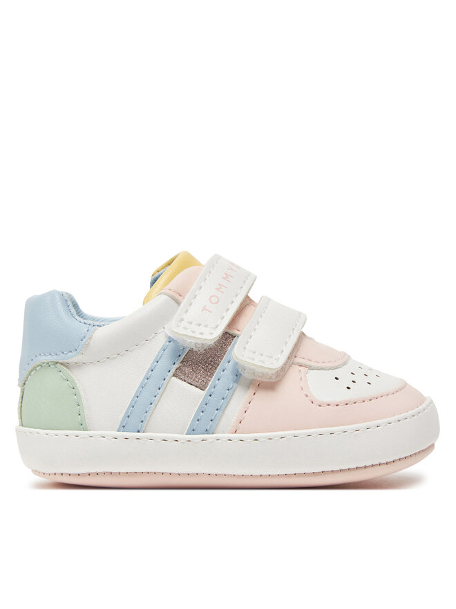 

Кроссовки Flag Low Cut Velcro T0A9-33720-1528 Tommy Hilfiger, белый