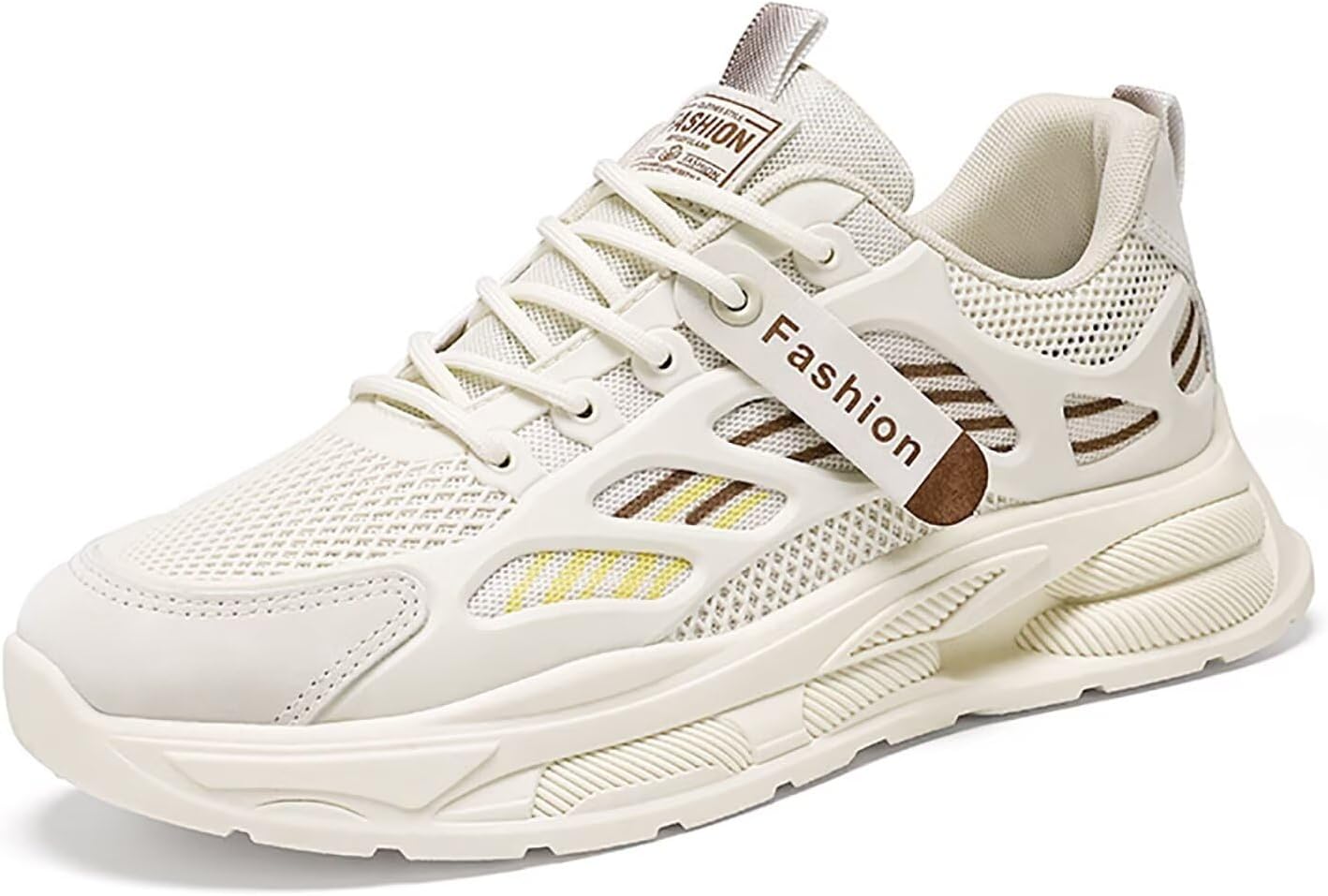 

Мужские прогулочные кроссовки TERBOFIN, модные кроссовки, удобные, дышащие, легкие повседневные обувь, бежевый