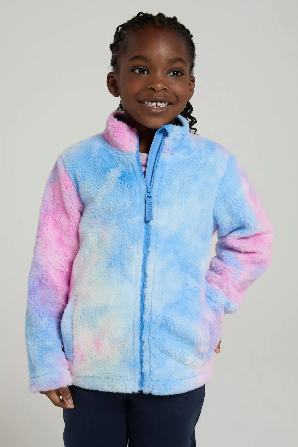 Детское флисовое пальто Rainbow Mountain Warehouse, фиолетовый