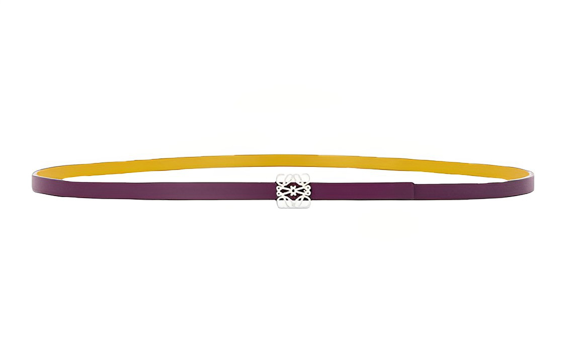 

LOEWE Ремень женский кожаный Anagram, фиолетовый