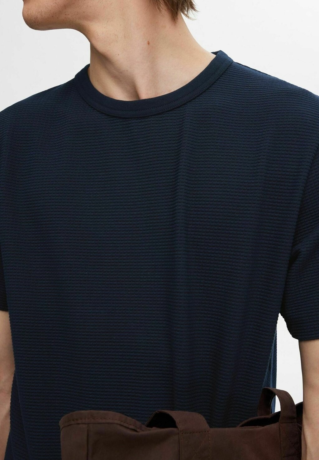 

Базовая футболка STRUCTURED FIT Selected Homme, темно-синий
