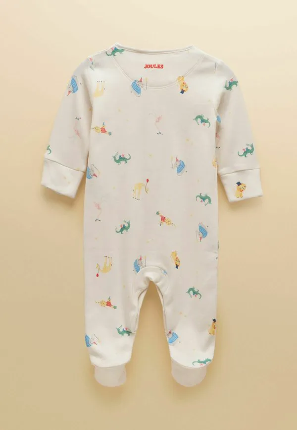 Комбинезон для сна razamataz стандартного кроя Joules, Cream Animals — фото 2