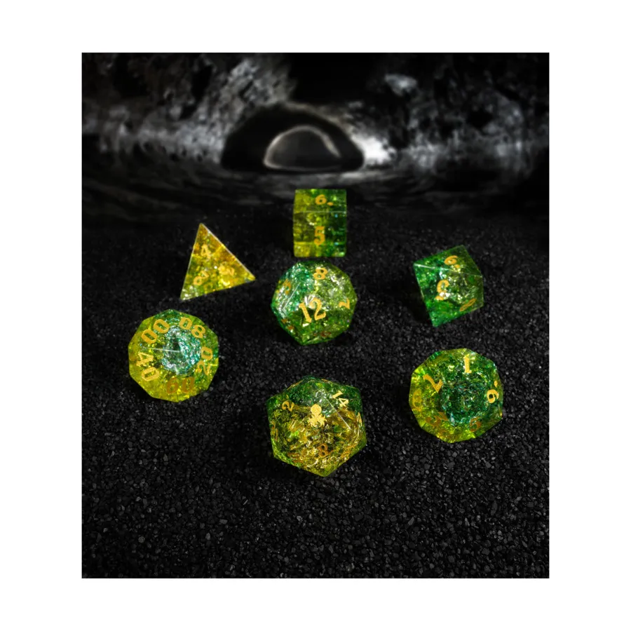 

Полисет - Фрагменты кометы Хякутаке (7), Poly Sets - Cracked Glass (Kraken Dice)