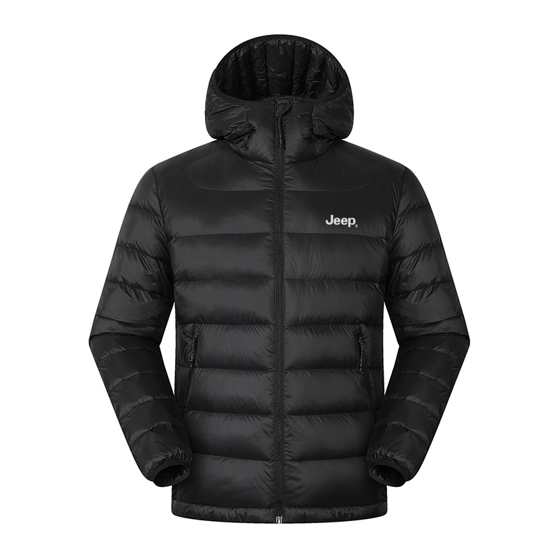 

Пуховик мужской с капюшоном Moderate Jeep, черный