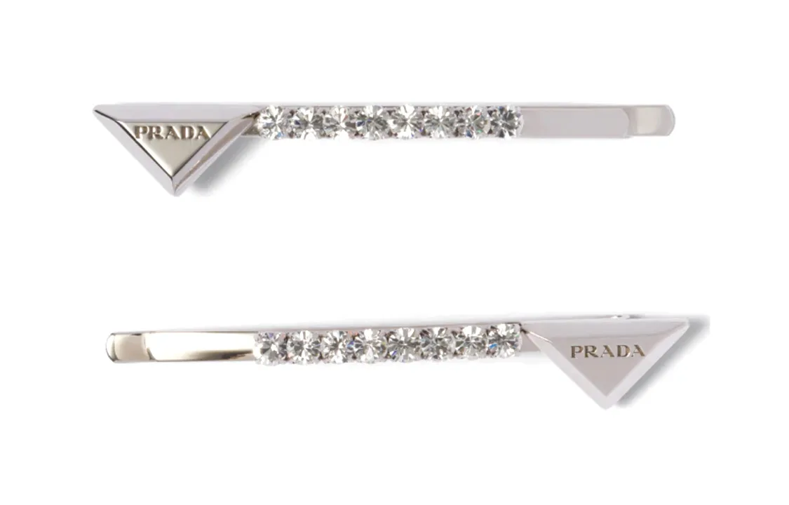 PRADA Заколки для волос Women's Silver