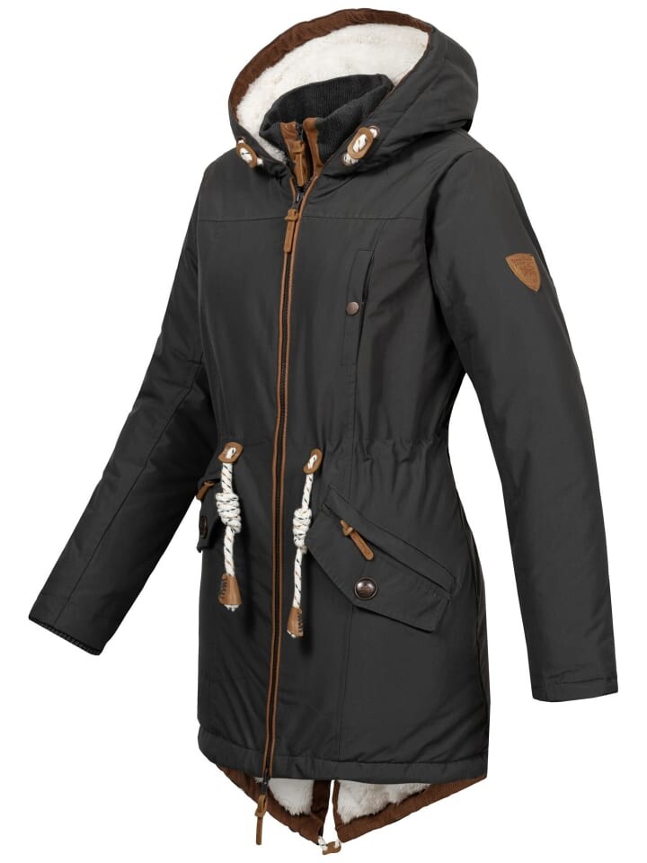 

Пуховик Brave Soul Parka Abby, цвет anthrazit/twotone