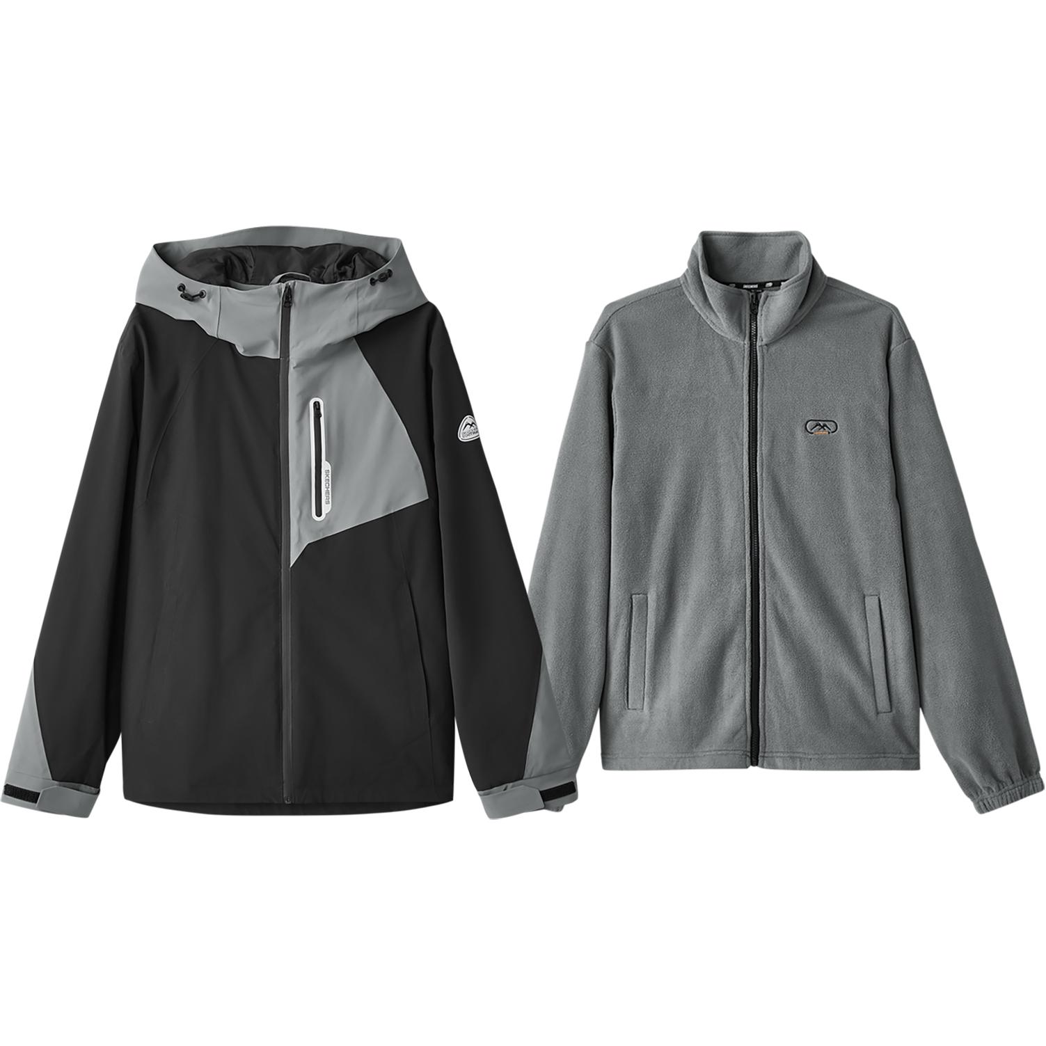 

Куртка мужская Carbon Black Skechers, Черный, Куртка мужская Carbon Black Skechers