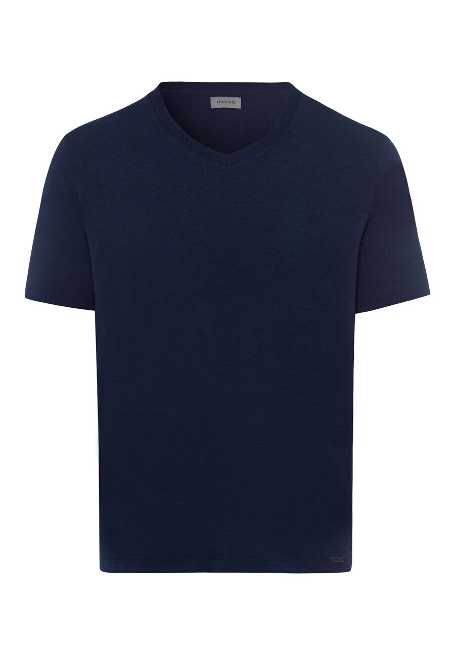 

Классическая футболка Hanro Shirt Casuals, темно-синий