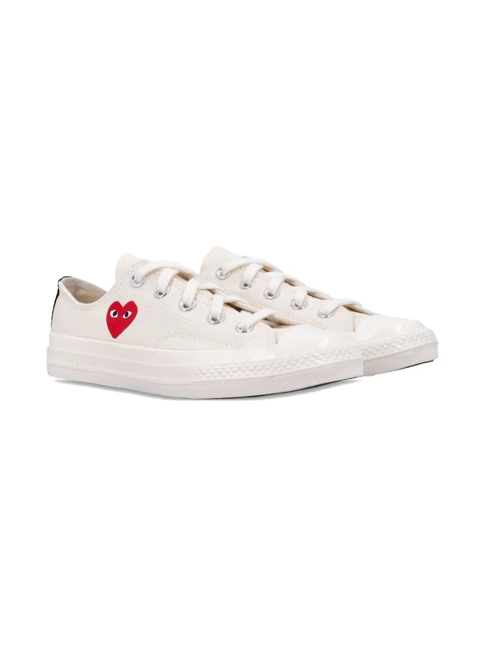 Низкие кеды X Converse с логотипом Comme Des Garçons Play Kids, белый — фото 2