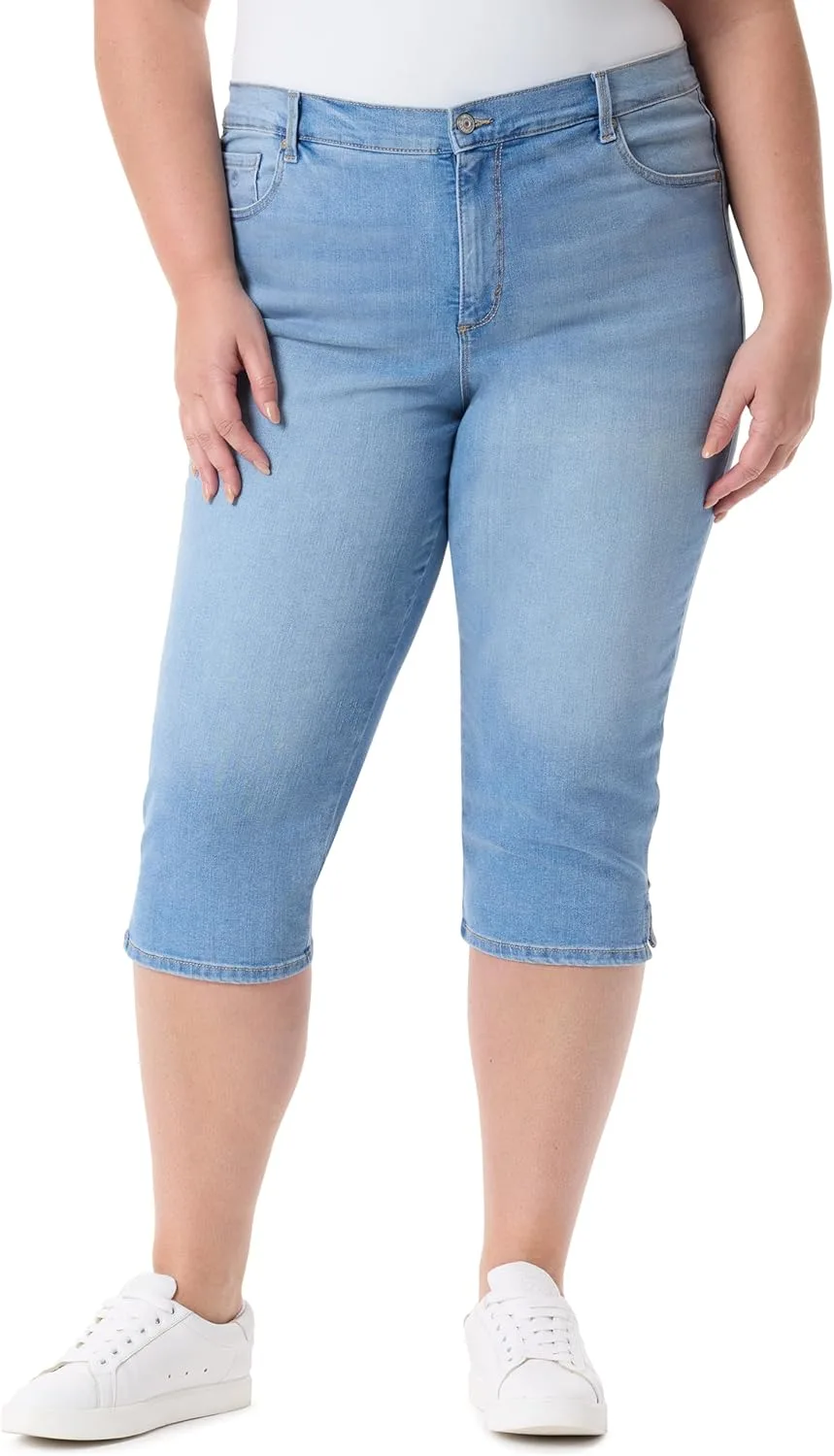 

Gloria Vanderbilt женские джинсы Amanda Capri с высокой посадкой