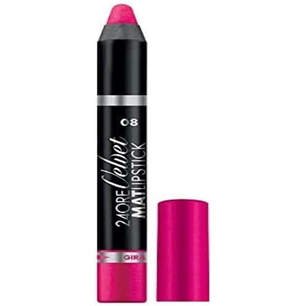 

24 Hours Velvet Mat Pencil Lipstick N.08 Коралловый, Deborah