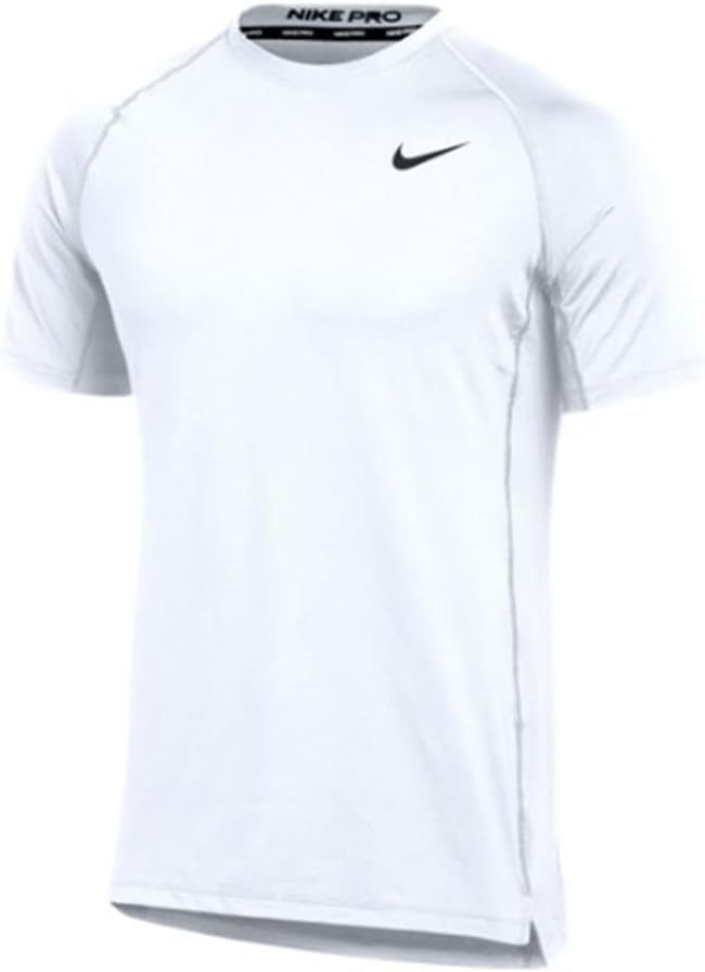 

Футболка для тренировок Nike Mens Pro Slim с коротким рукавом, White, Белый, Футболка для тренировок Nike Mens Pro Slim с коротким рукавом, White