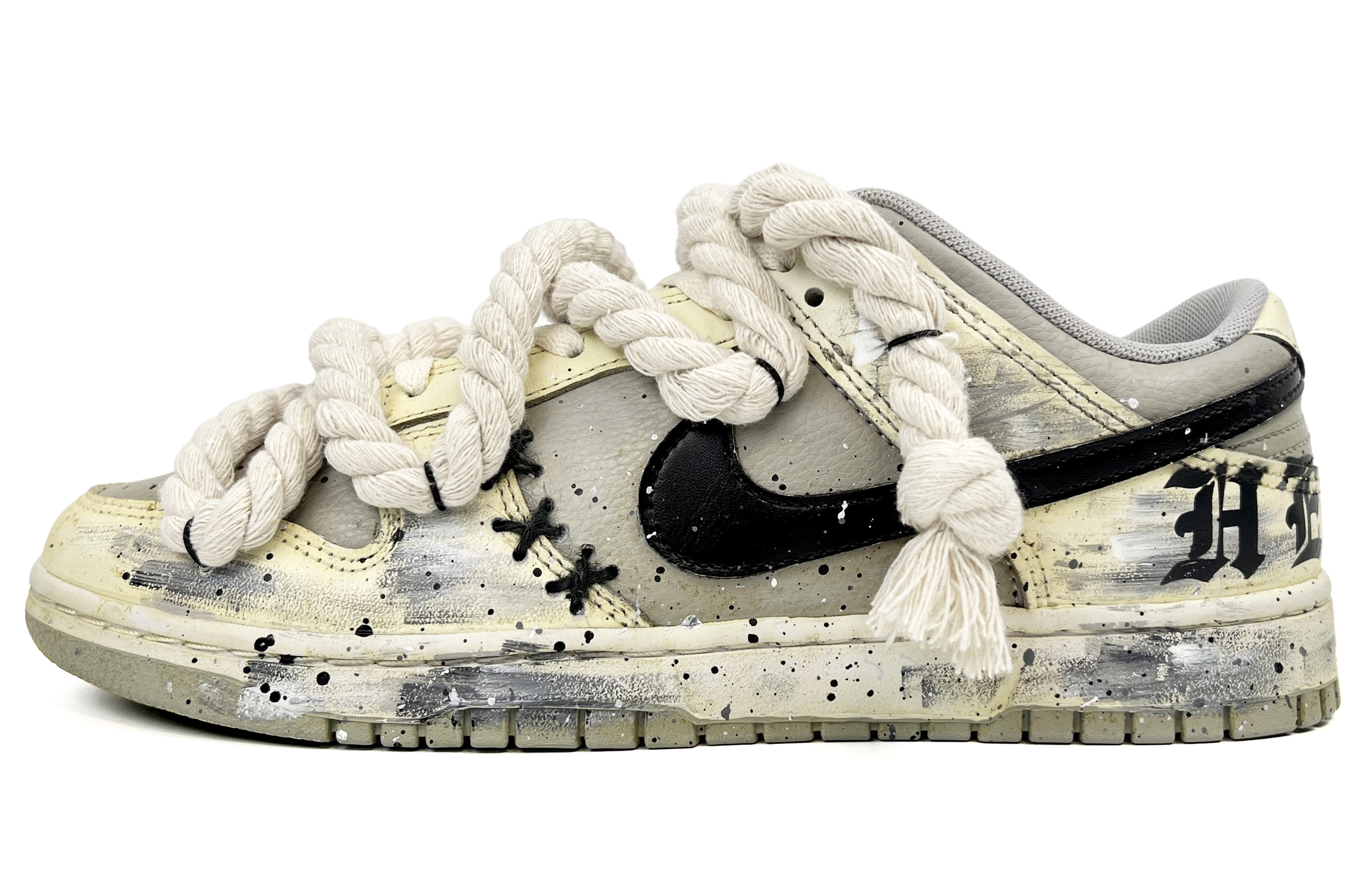 

Кроссовки для скейтбординга Dunk Low Low, мужские, цвета экрю Nike, Ecru