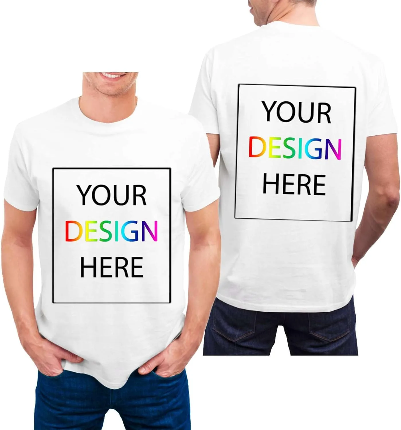 

Футболка Custom для мужчин с нанесением текста и логотипа Mom's care