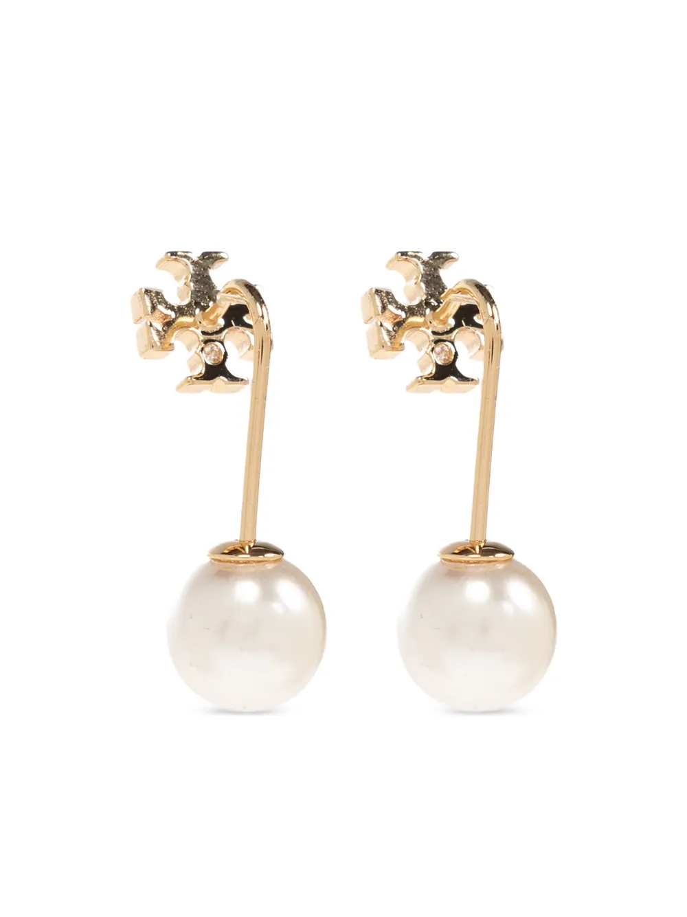 

Серьги Pearl Front-Back Tory Burch, золотой