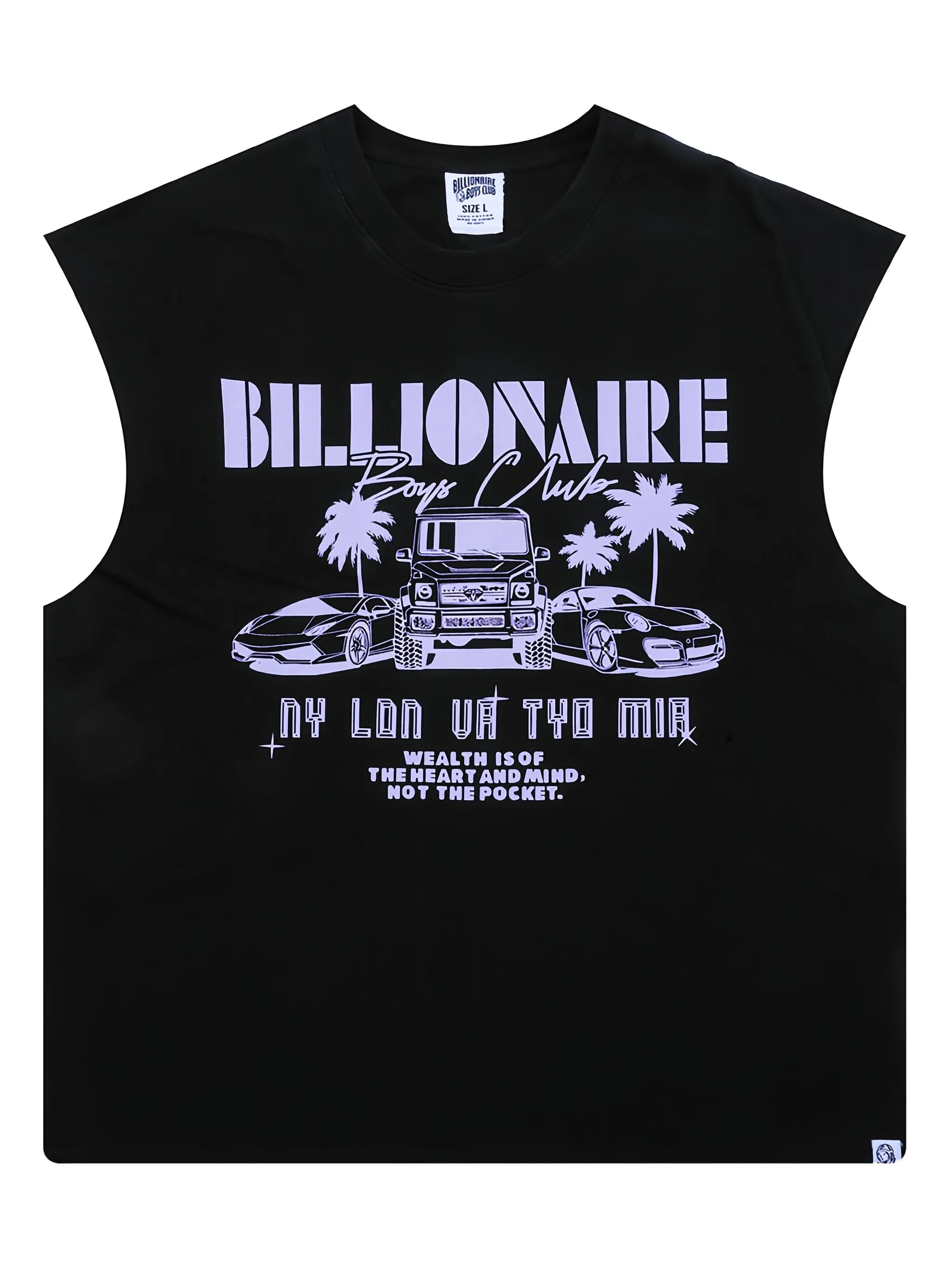 

Топ Ride без рукавов с принтом Billionaire Boys Club, черный