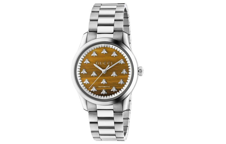 

GUCCI Часы G Timeless Collection Wrist Watch Automatic Mechanical Movement Stainless Steel Watchband Gold Dial Men's Watch
