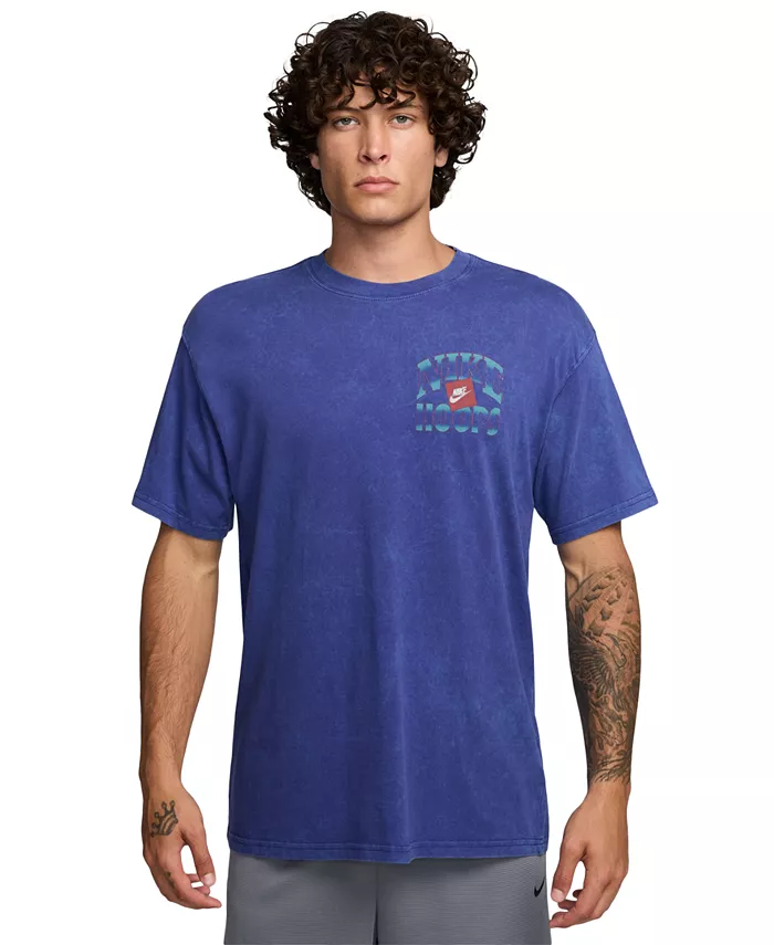 

Мужская футболка Max90 Loose-Fit с баскетбольным принтом Nike, фиолетовый