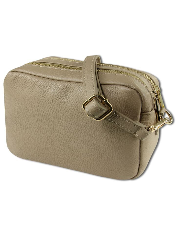 

Наплечная сумка Toscanto Umhängetasche Leder beige, taupe ca. 22cm, Коричневый, Наплечная сумка Toscanto Umhängetasche Leder beige, taupe ca. 22cm