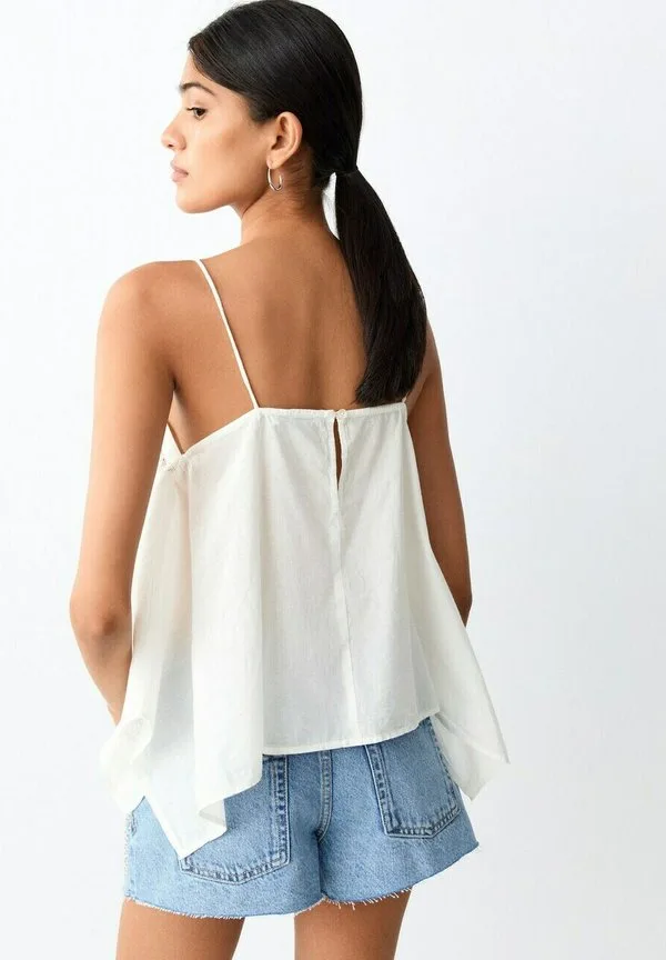 Подростковый топ Mango Kids, Off White — фото 3
