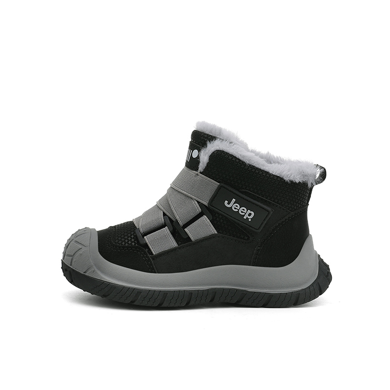 

Jeep Детские хлопковые кроссовки Black Gray Kids'