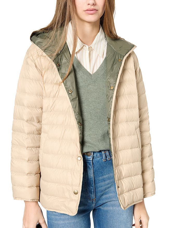 

Куртка-пуховик Serena Gerard Darel, коричневый/бежевый