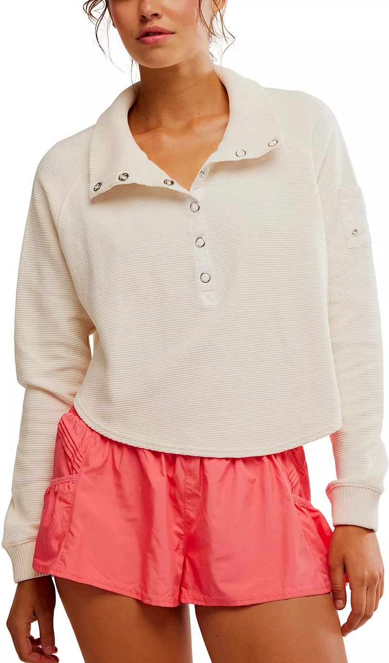 

Женская футболка So Fly Henley FP Movement, белый
