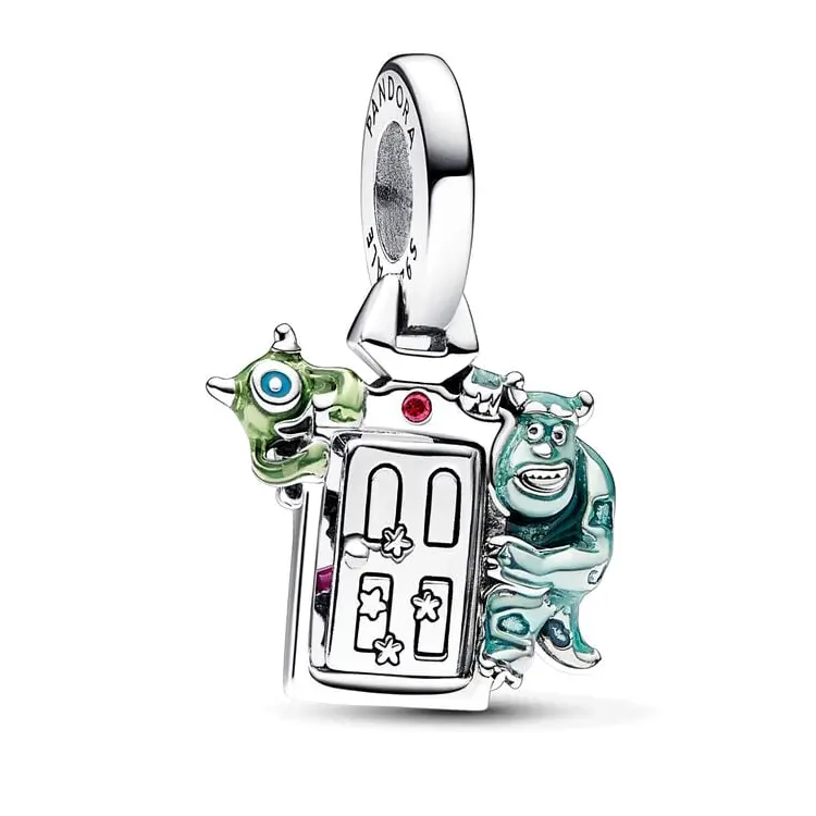 

Pandora Серебряный кулон с эмалью и фианитом, Silver
