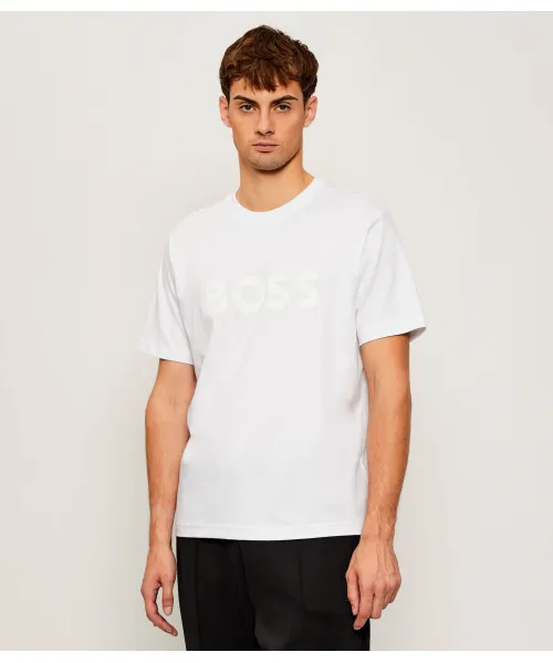 

Футболка с зеркалом — культовая Regular fit Boss Green, белый