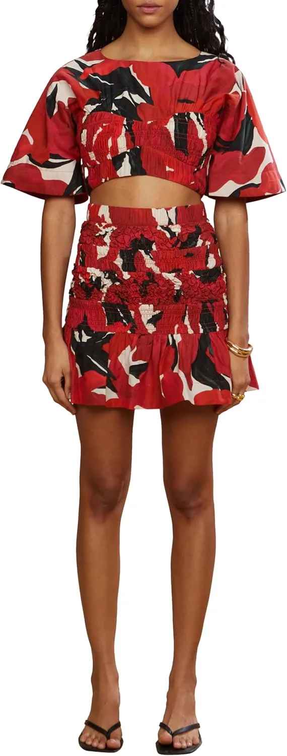 

Женский топ AMUR Elle с присборенным краем