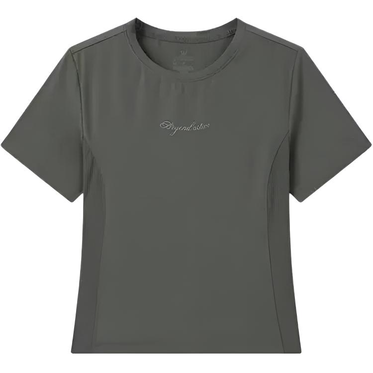 

361° Футболка женская Sandalwood Gray с круглым вырезом, тонкая, прямого кроя