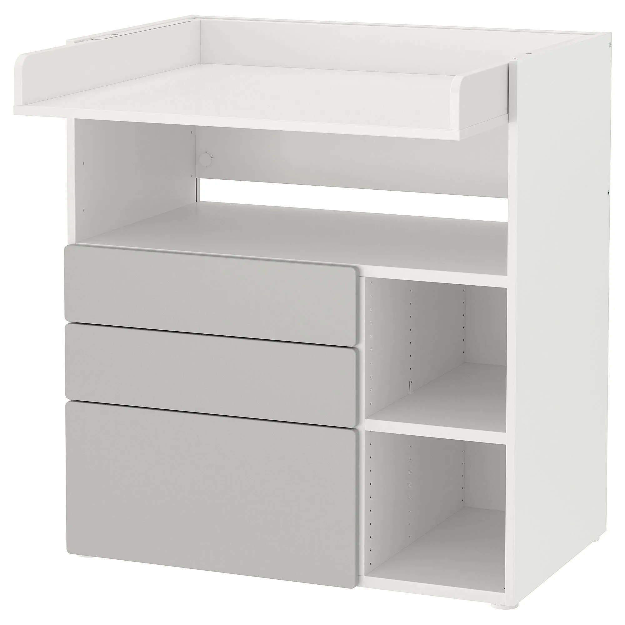

Пеленальный столик, белый/серый, 90x79x100 см, с выдвижным ящиком SMÅSTAD IKEA