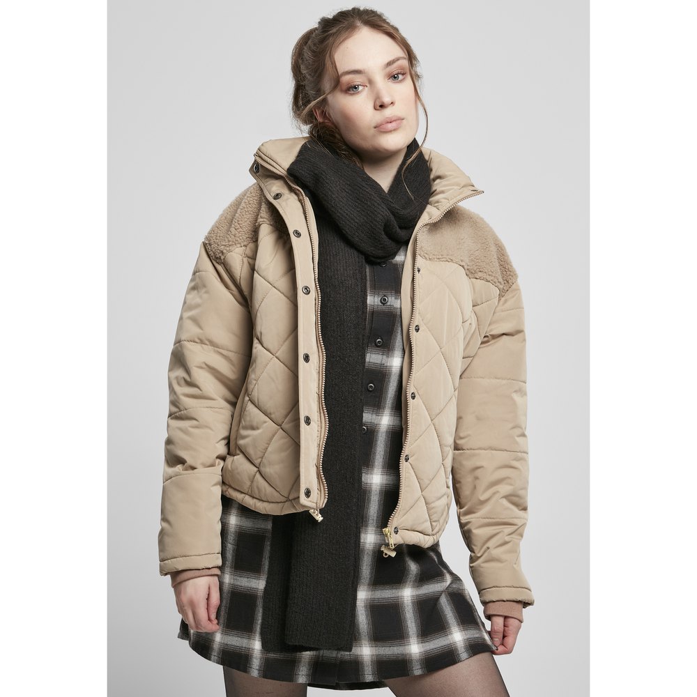 

Куртка Urban Classics Diamond Quilt Puffer Oversized Big, бежевый