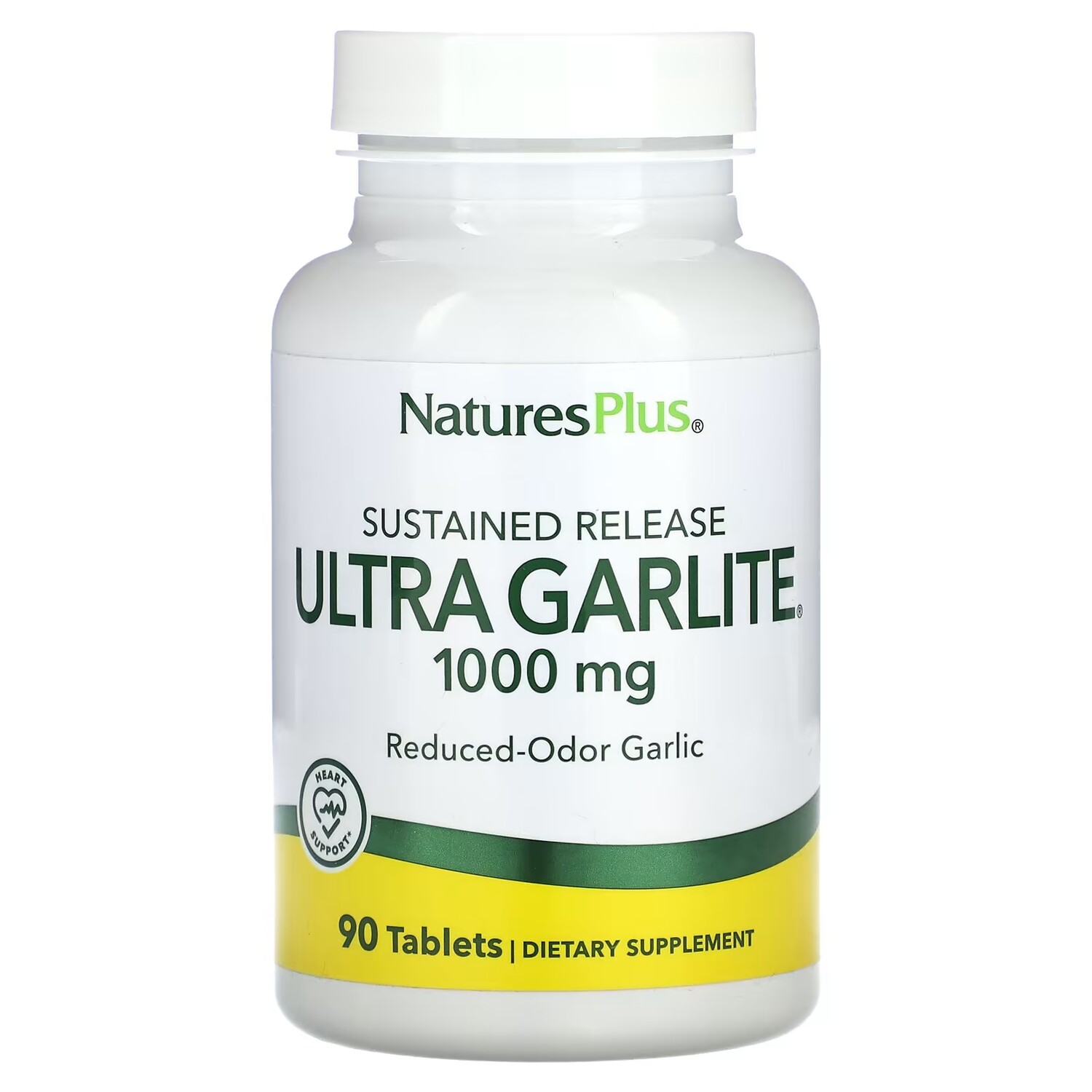 

Добавка Ultra Garlite NaturesPlus пролонгированного действия, 90 таблеток