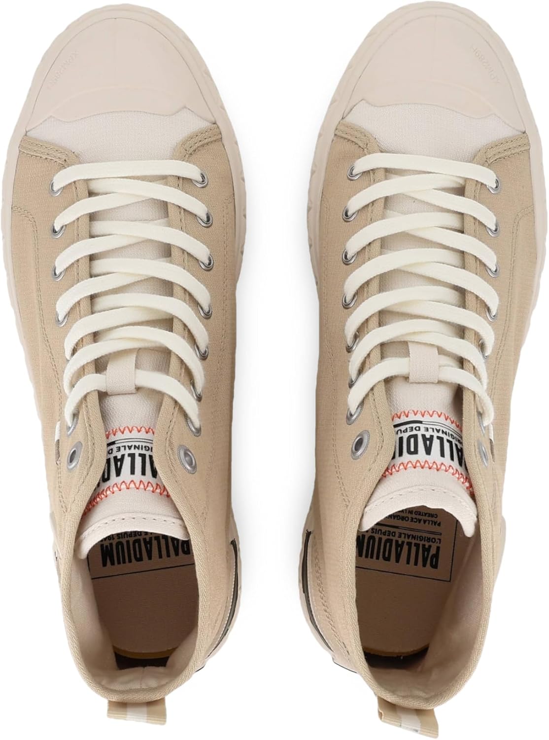 Кроссовки Palladium Unisex Palla Ace Mid из органического канваса на шнуровке, Mojave Desert — фото 2