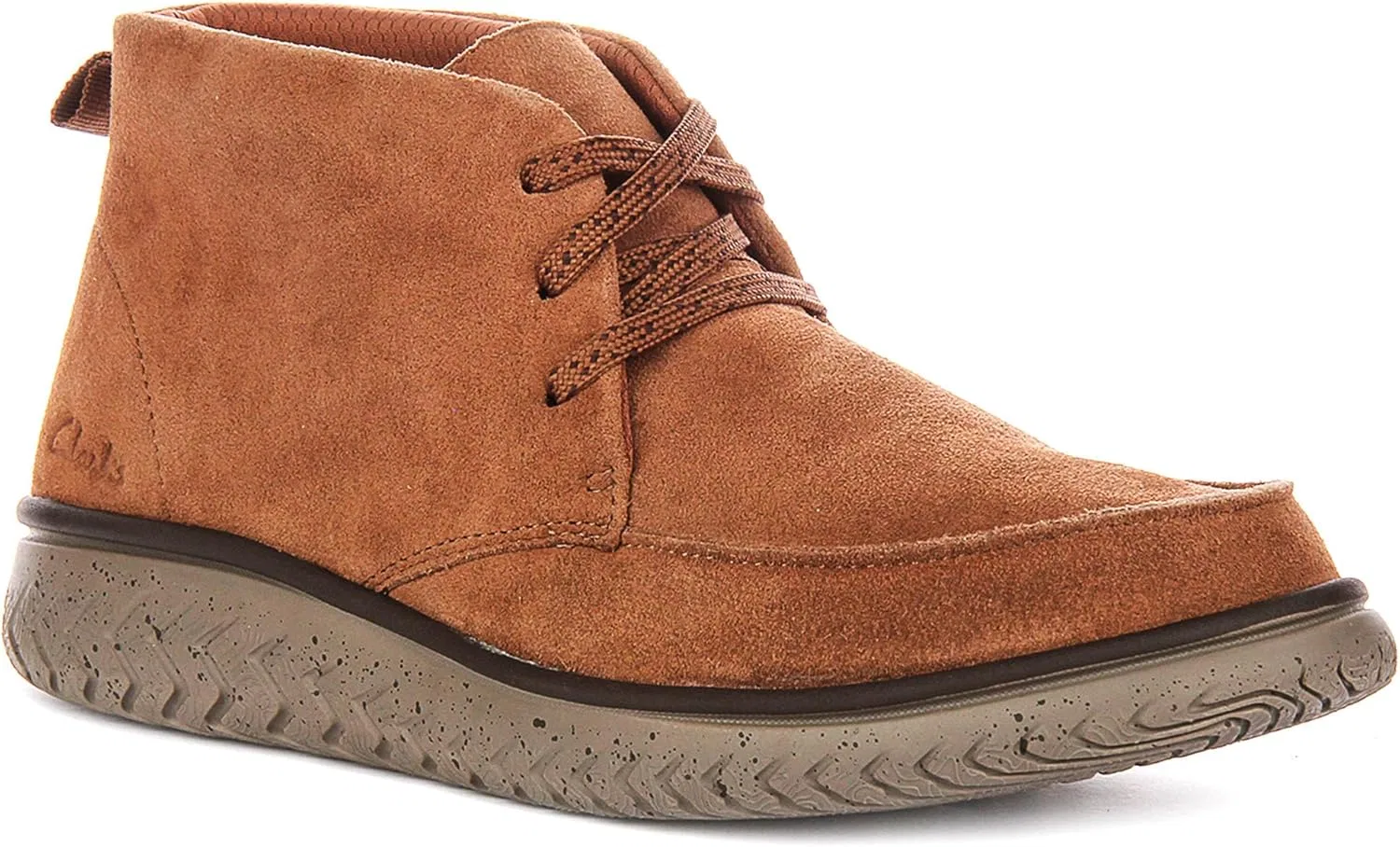 Мужские мокасины Relaxlite Chukka Clarks Premium, Brown Wlined Lea