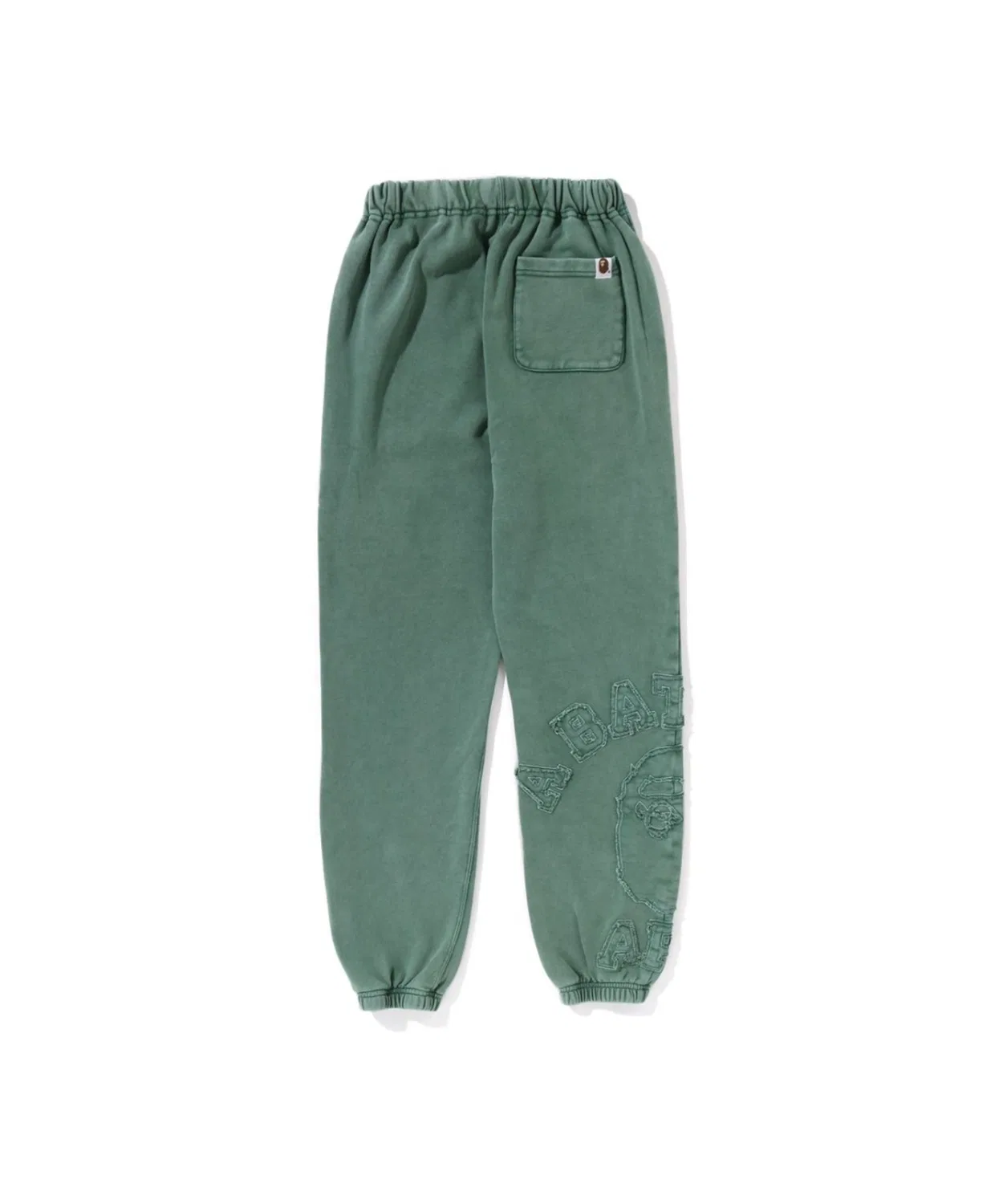 Спортивные штаны Vintage Washed College Patch с логотипом, хлопок, тёмно-синие — фото 3