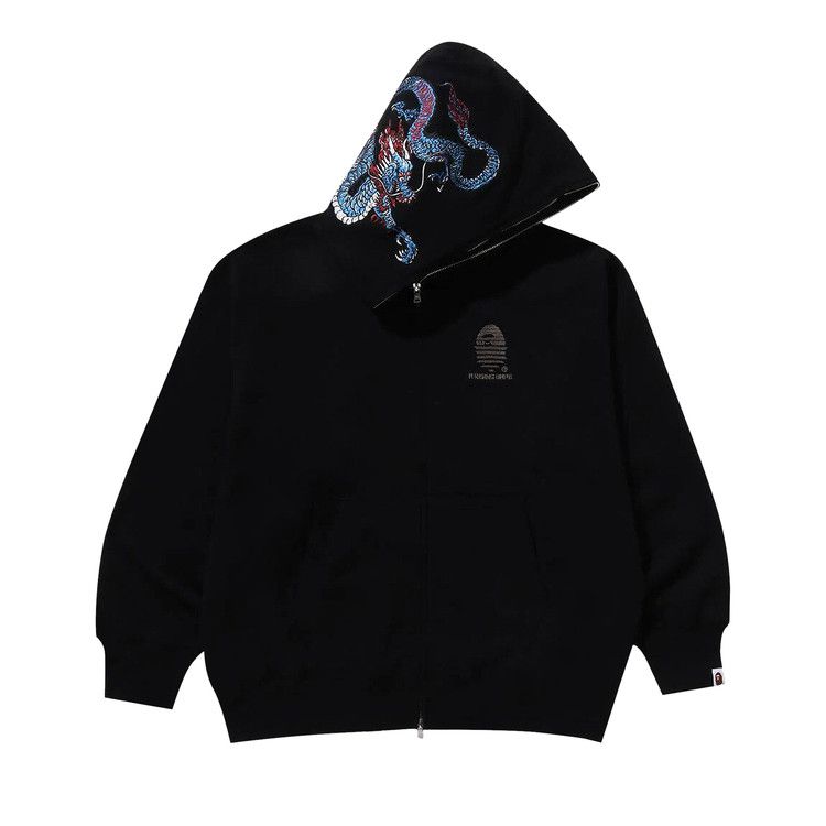 

Худи BAPE Tiger And Dragon Relaxed Fit Full Zip Hoodie, Black