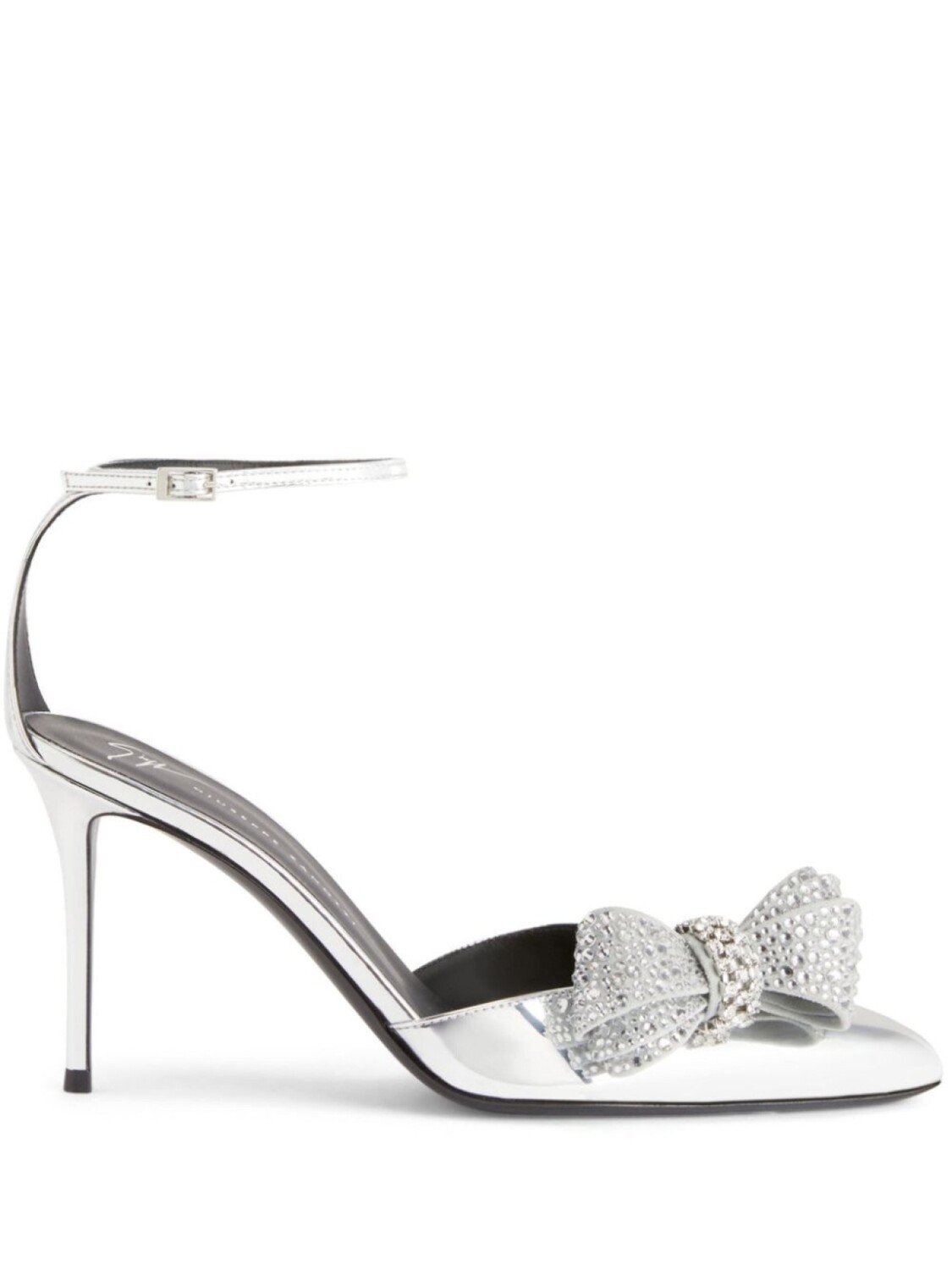 

Giuseppe Zanotti босоножки Mahrtina 90, серебристый