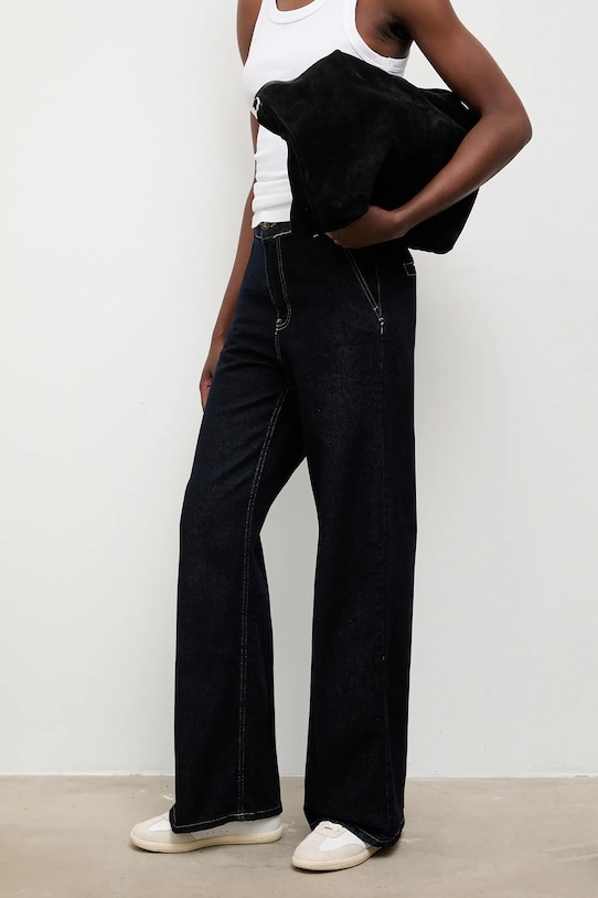 

Хлопковые джинсы Answear.Lab, темно-синий