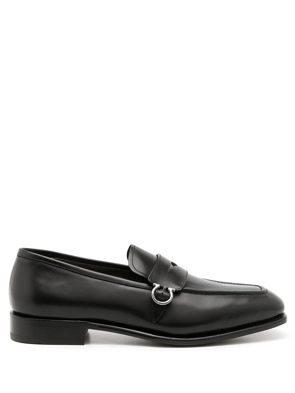 

Пенни-лоферы с пряжкой Ferragamo, черный